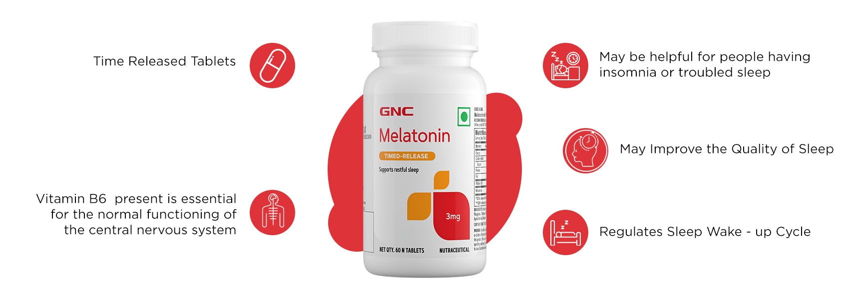 GNC Melatonin 3mg