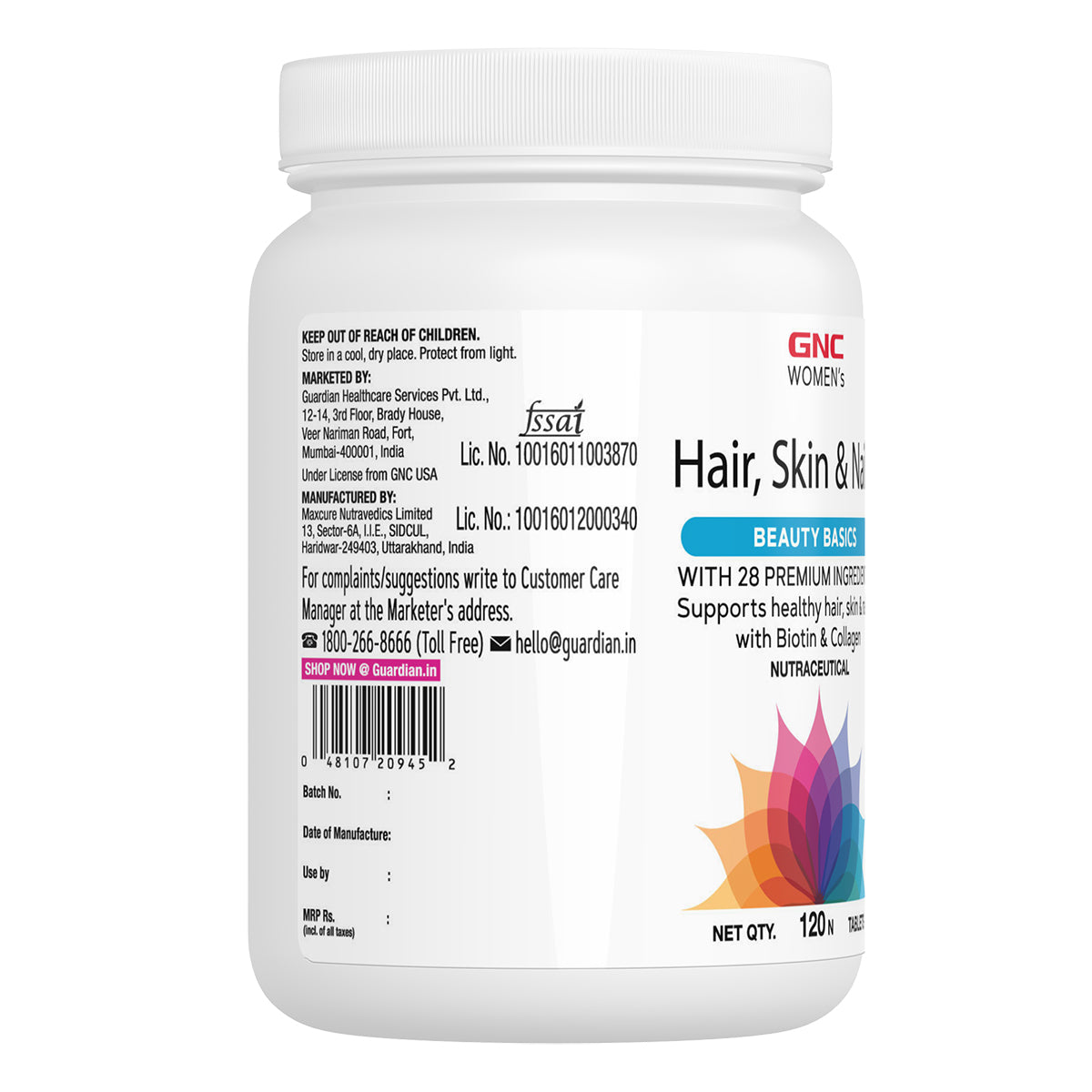 Buy Biotin 10000 mcg for hair skin  nails at best price in India   Nutrabox India