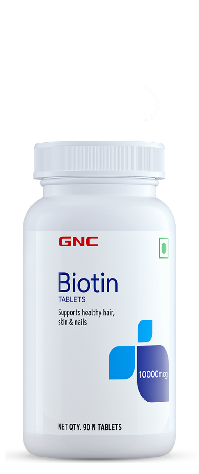 GNC Hair Skin  Nails Vitamins with Biotin 60 Tablets  Walmartcom