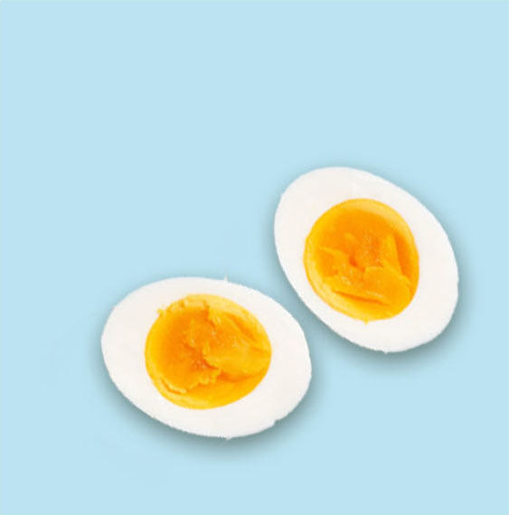 Folic acid as present  in 170gm of whole eggs*