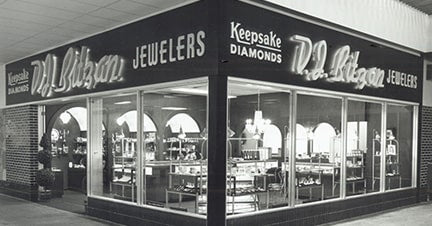 Central Minnesota Jewelry Store D.J. Bitzan's Original Location in 1966