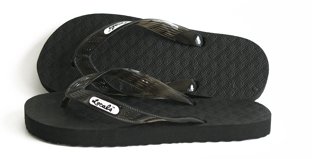 Black Rubber Sandals Flip Flops