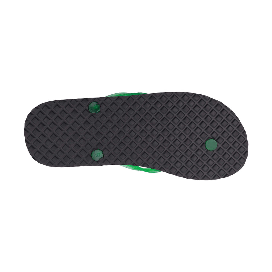 NEW! Massage Men's Translucent Green Strap Slippa