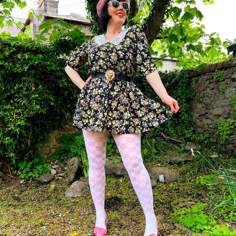 Patterned tights are a fun ! 5 top tips - Fashionmylegs : The