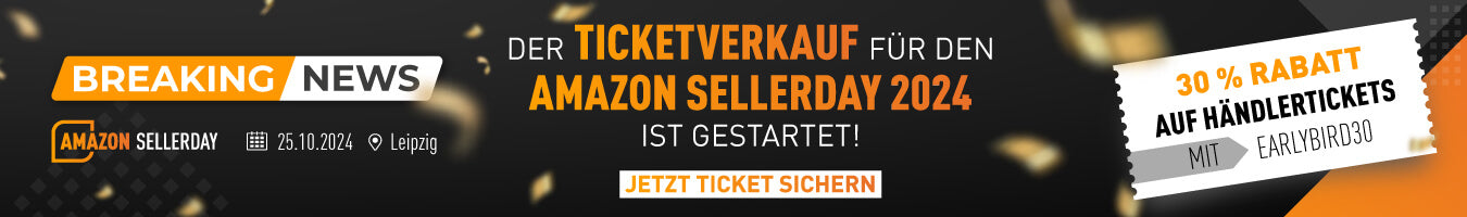 Jetzt Ticket sichern für den Amazon SellerDay 2024