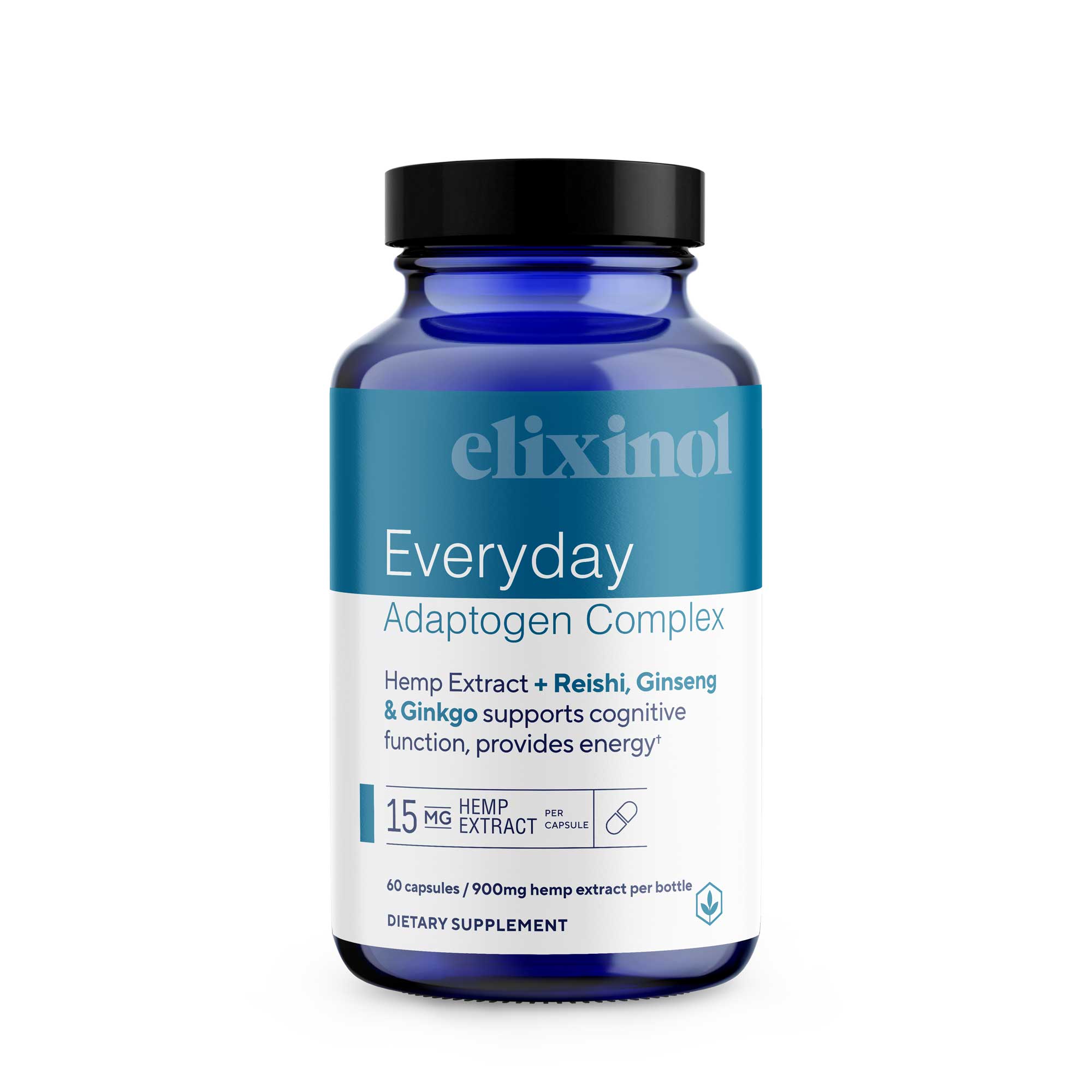 Everyday Adaptogen Complex Capsules - Buy Elixinol product image