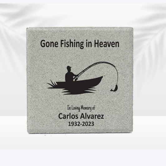 Fisherman Memorial Frame - Gone Fishing in Heaven – Florida-Funshine