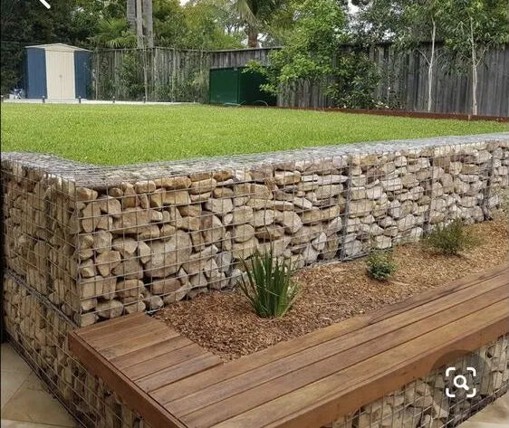 Gabbioni metallici - Muro di contenimento