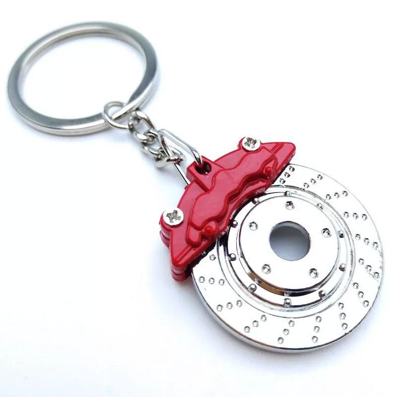 TunerLifestyle Wheel with Disc Brake Keychain Gold