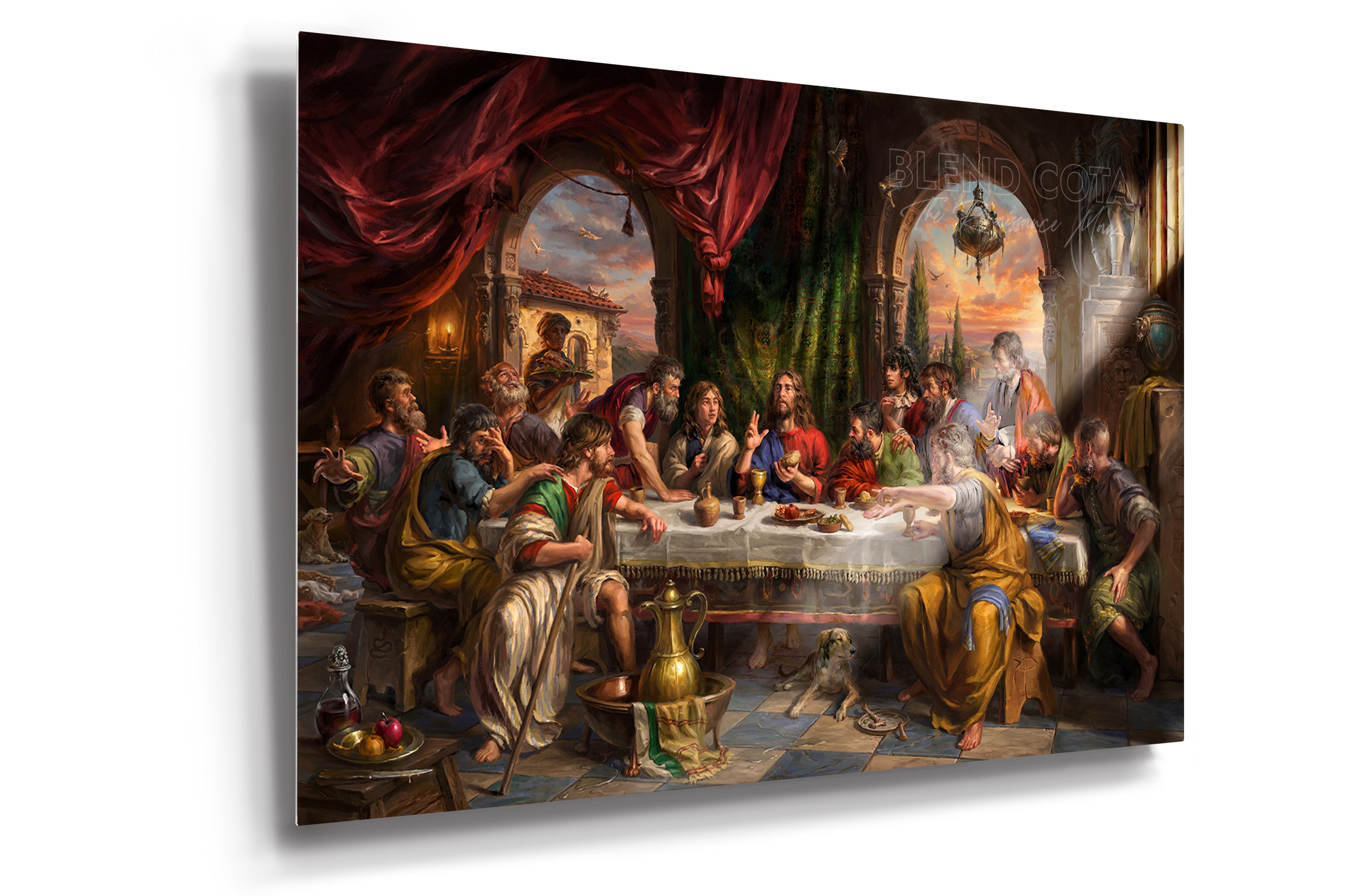 The Last Supper (Original Painting) - Blend Cota Studios