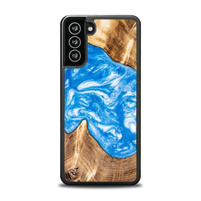 Samsung Galaxy S21 FE Resin & Wood Phone Case - SYNERGY#325