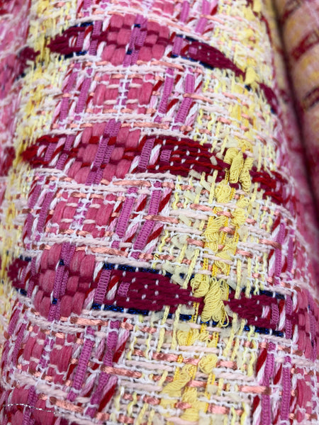 boucle fabric close up