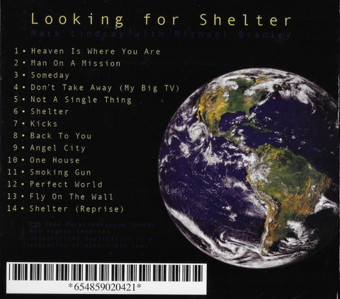 Shelter CD back cover