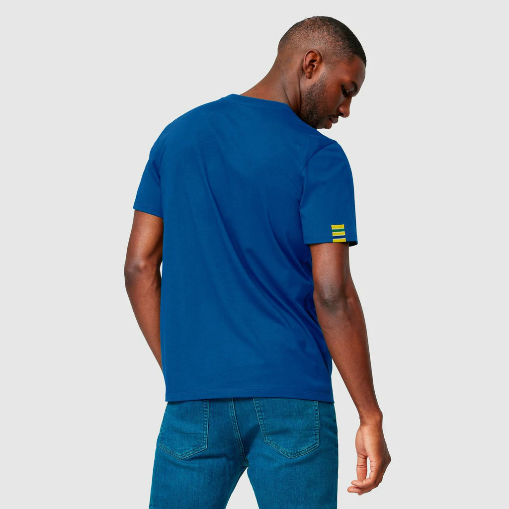 Senado Estructuralmente Temprano Ayrton Senna Fanwear Logo T-Shirt - Navy – Sprint Shop
