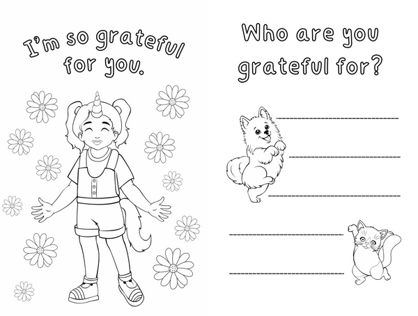 coloring page from Have You Ever Thanked Your Nose?