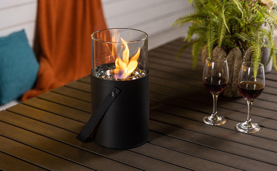 9 Inch Tabletop Fire Pit, Portable Ethanol Fire Bowl, Mini Rubbing Alcohol Fireplace Table Top Fire Pit Other Detail