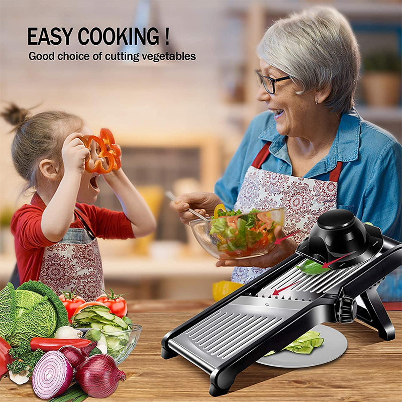 Adjustable Mandolin Vegetable Slicer; ECVV,SA –