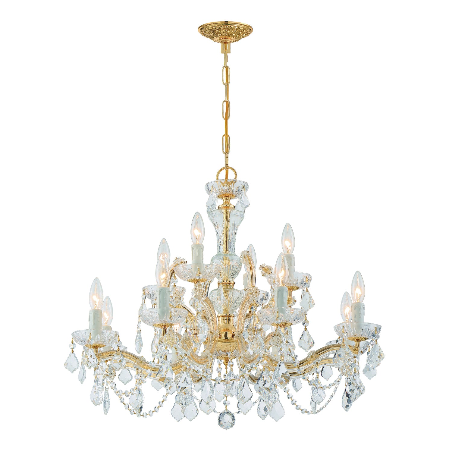 Maria Theresa 12 Light Crystal Chandelier - Crystorama Outlet product image