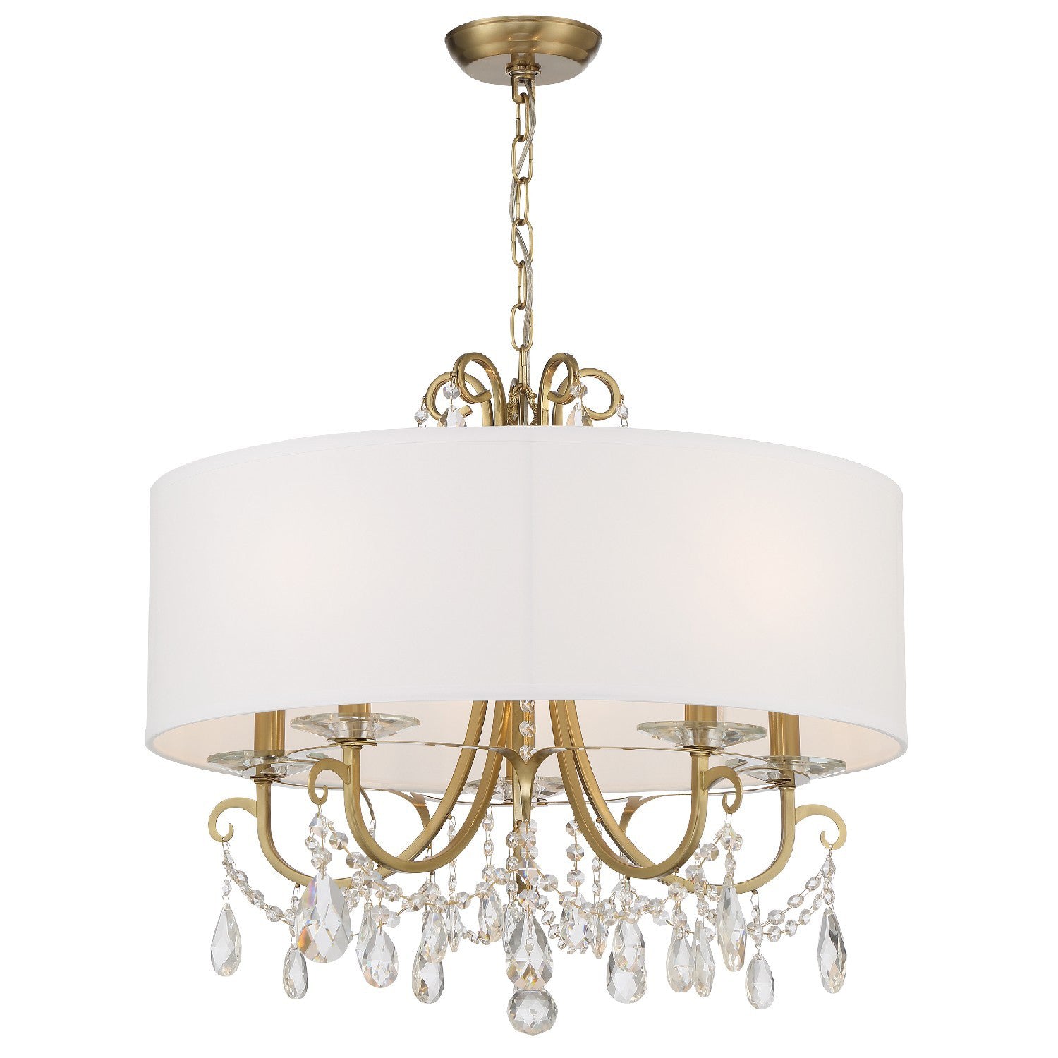 Othello 5 Light Crystal Chandelier - Crystorama Outlet product image