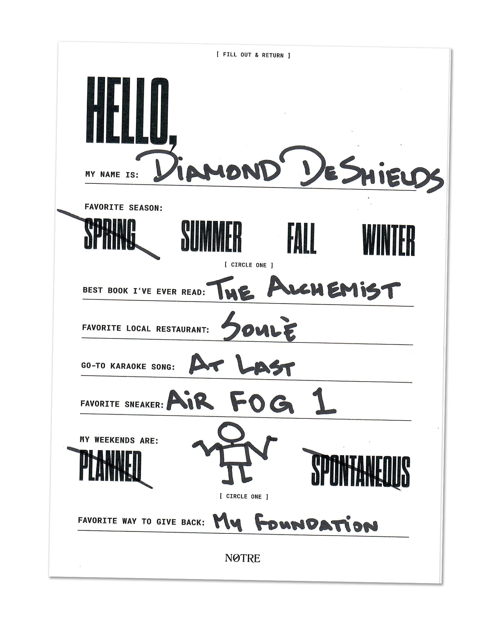Our Friend: Diamond DeShields