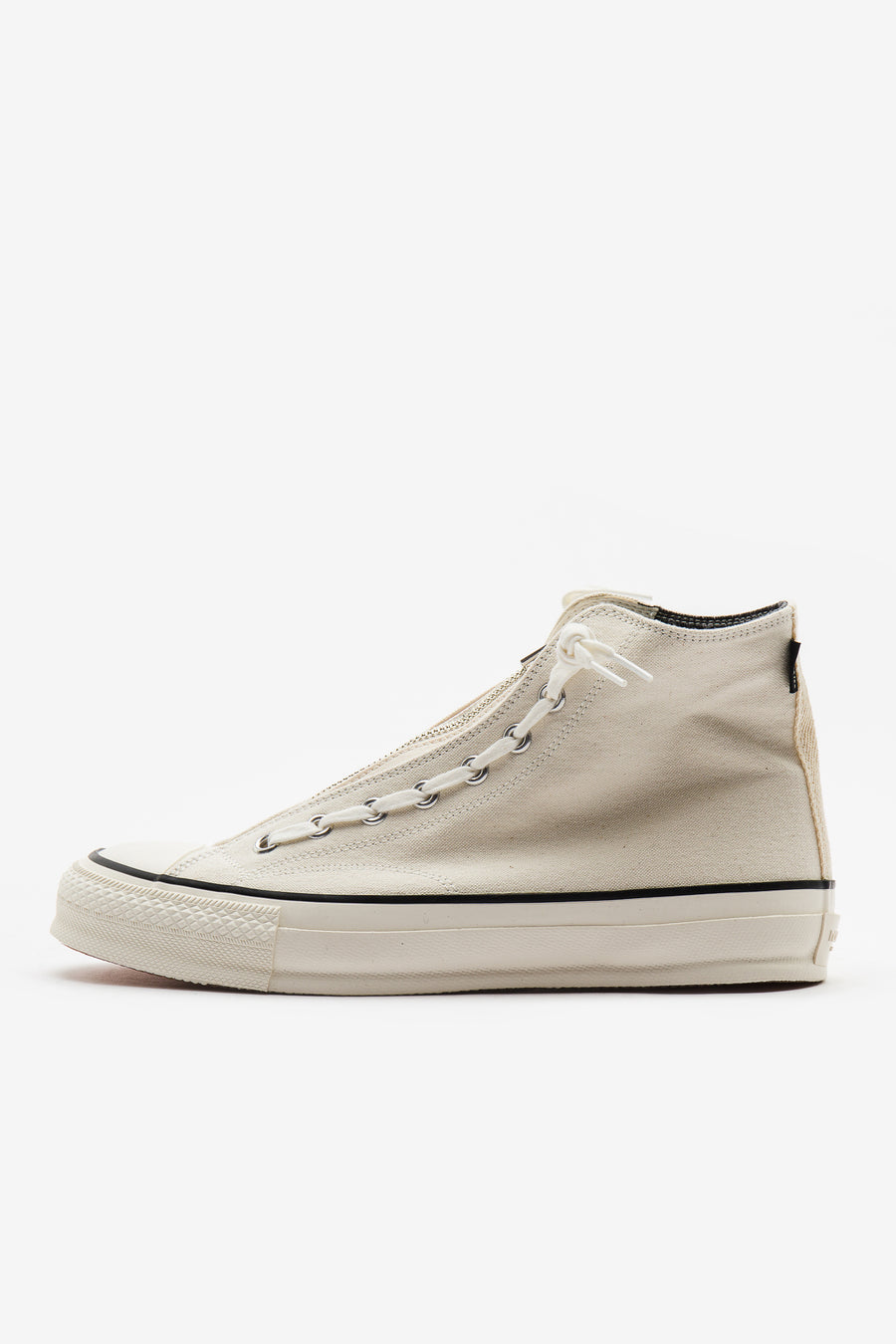 Dweller Center Zip Trainer Hi in White