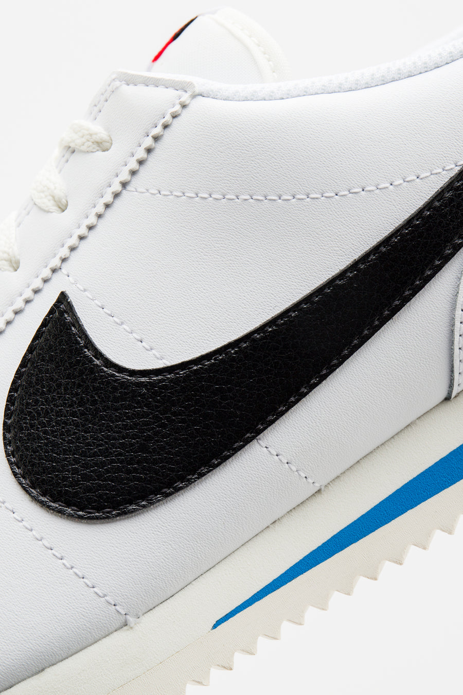 Nike - Men's Cortez Sneaker in White/Black/Lt Photo Blue/Sail -