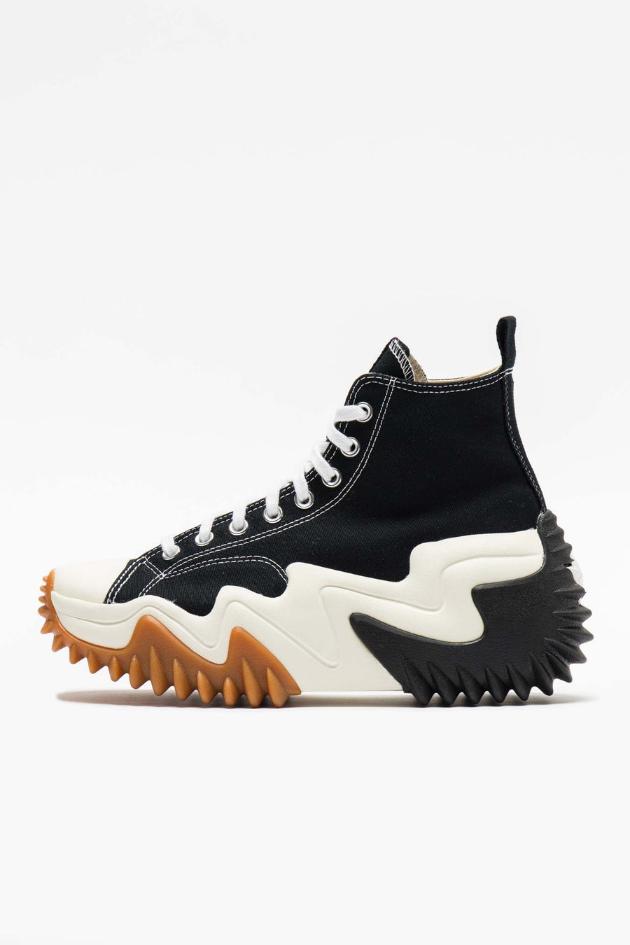 Run Star Motion Hi in Black/White/Gum Honey