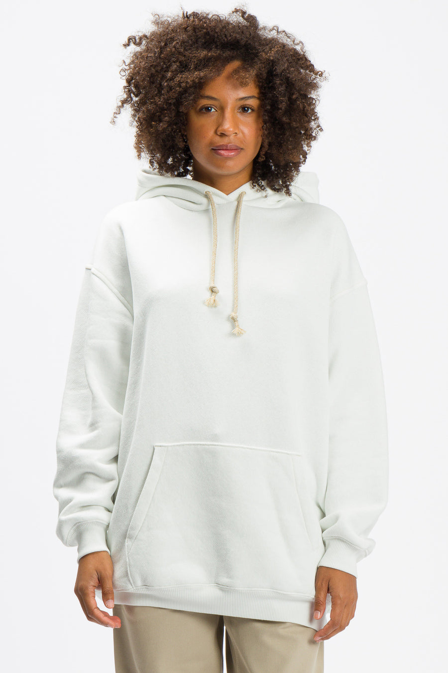 acne studios white hoodie