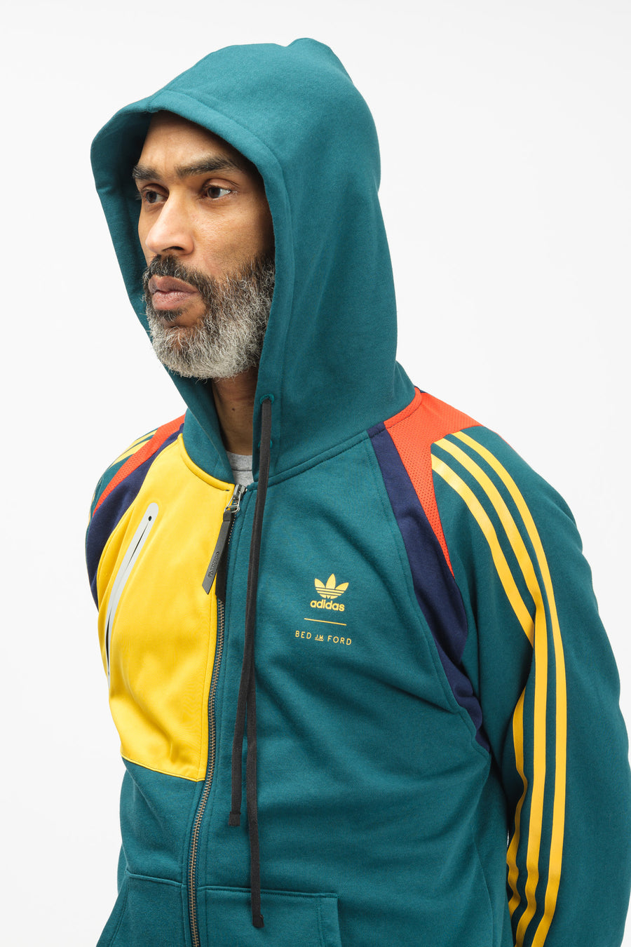 green and gold adidas hoodie