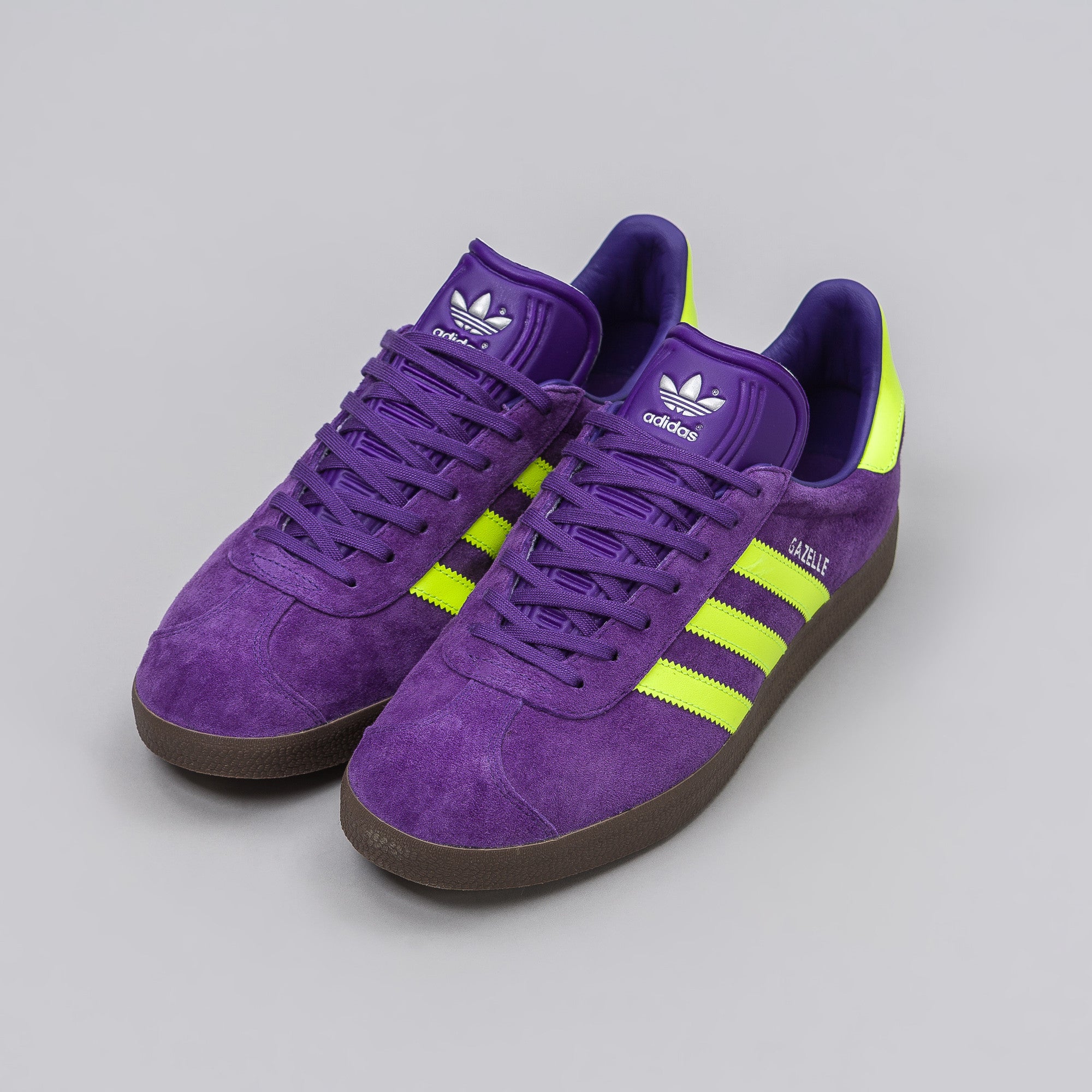 Adidas Gazelle Purple Yellow