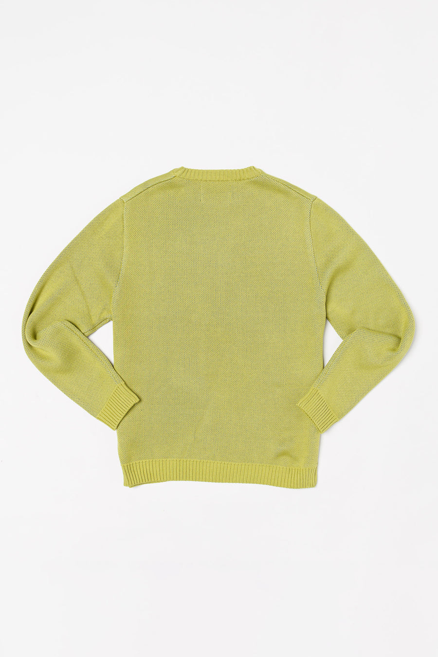 lime green sweater