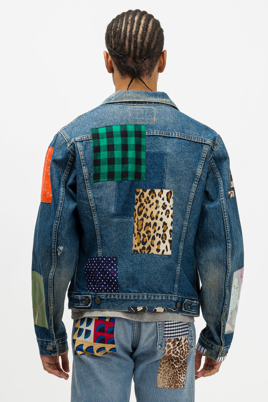 levi's patchwork jacket