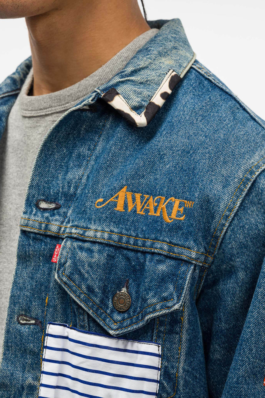 levis jacket with patches