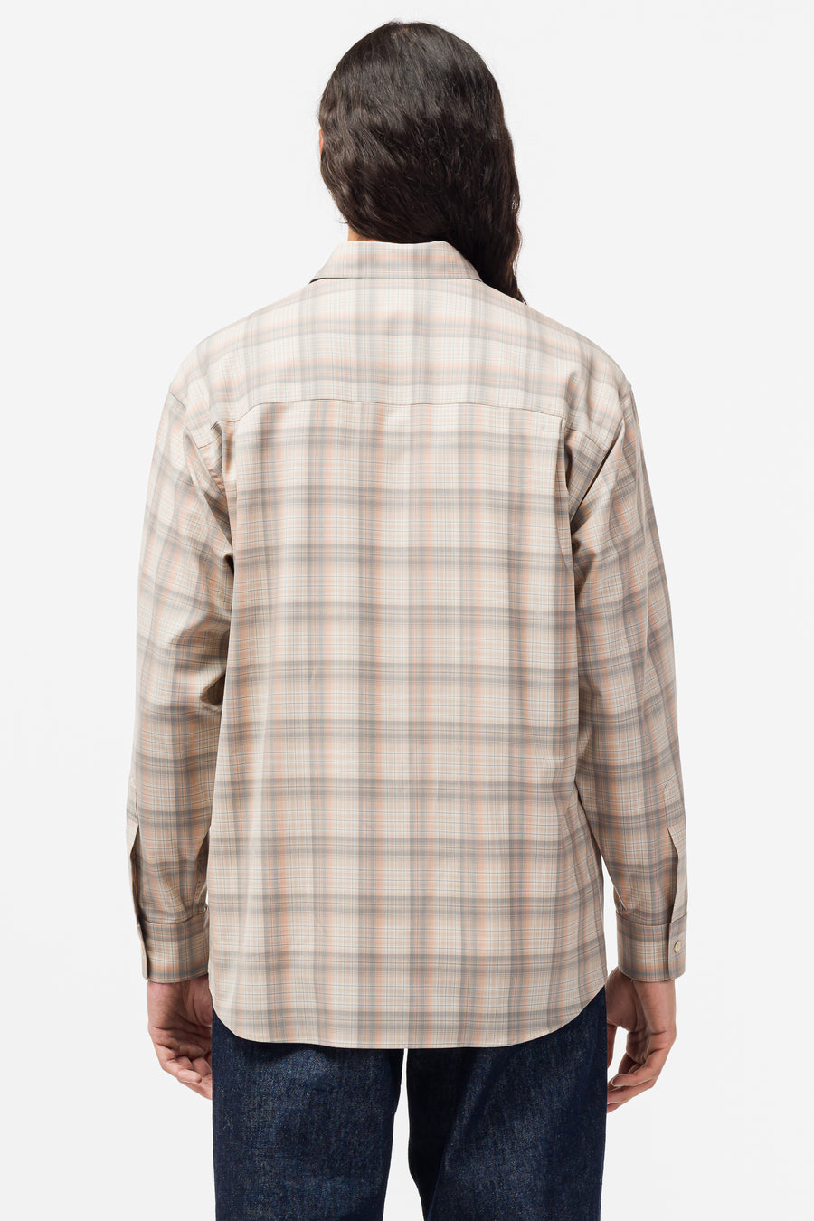 AURALEE SUPER LIGHT WOOL CHECK SHIRT 4 eva.gov.co