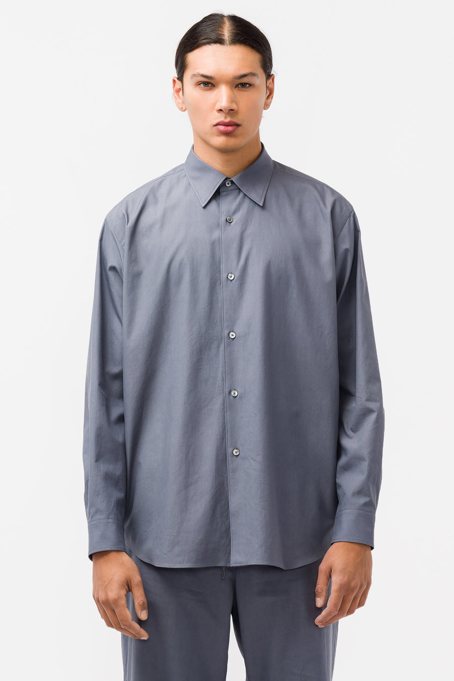 オーラリー 2023 WASHED FINX TWILL SHIRT サイズ1 eva.gov.co