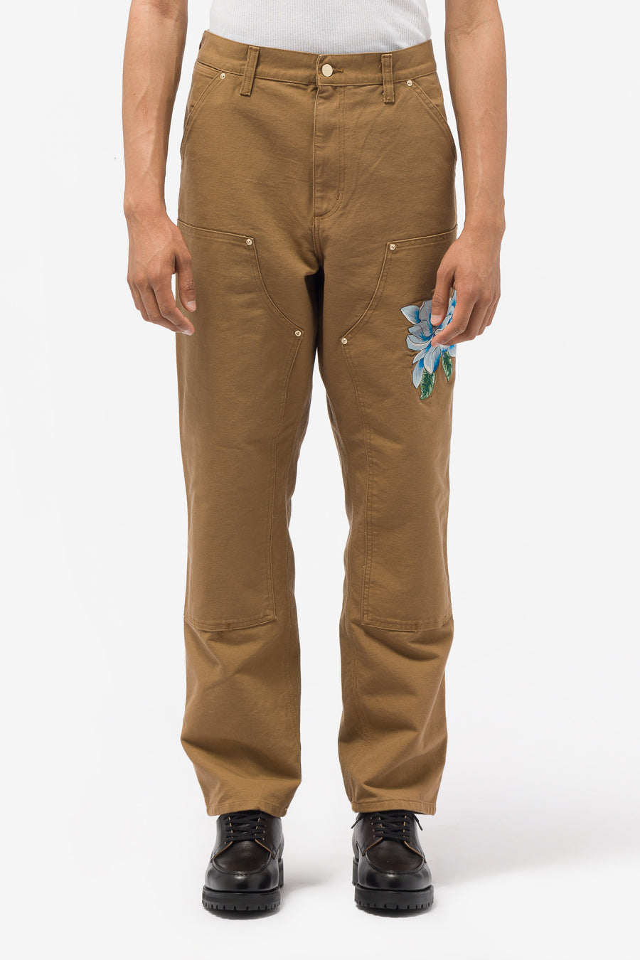 Awake NY - Men's Carhartt WIP Double Knee Pants in Hamilton Brown