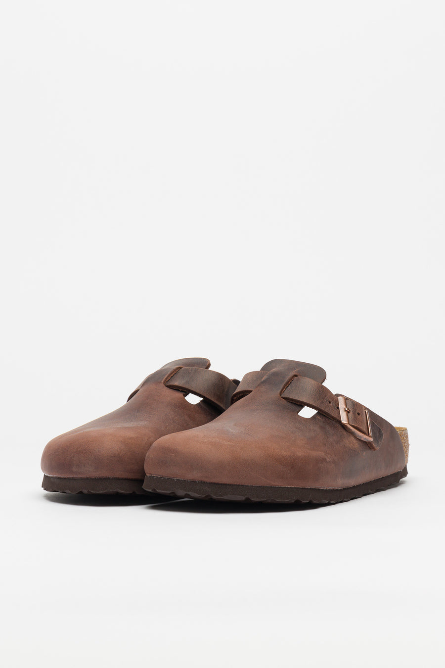 Boston Soft Footbed Oiled Leather in Habana