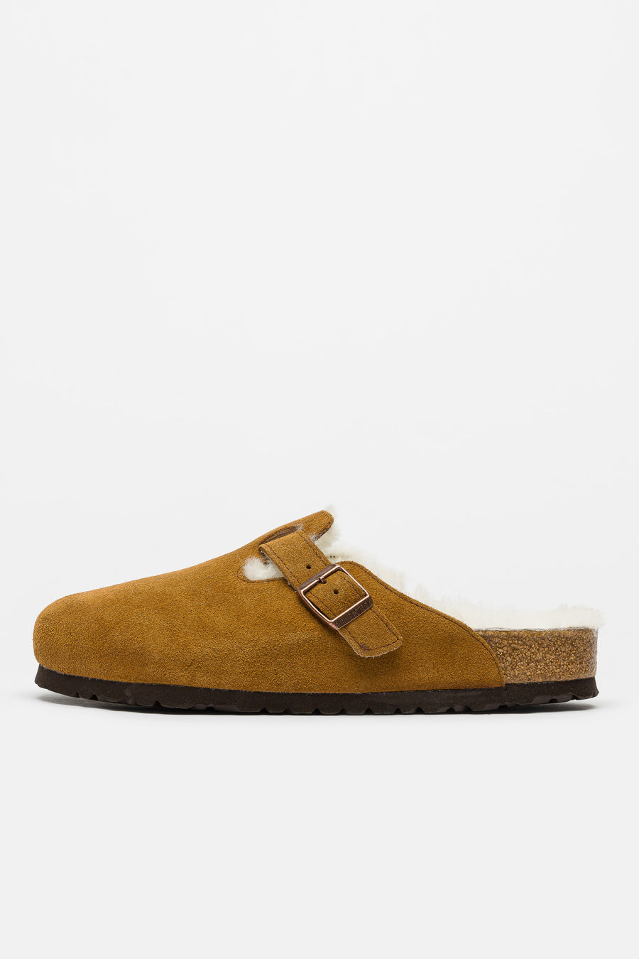 birkenstock boston shearling mink