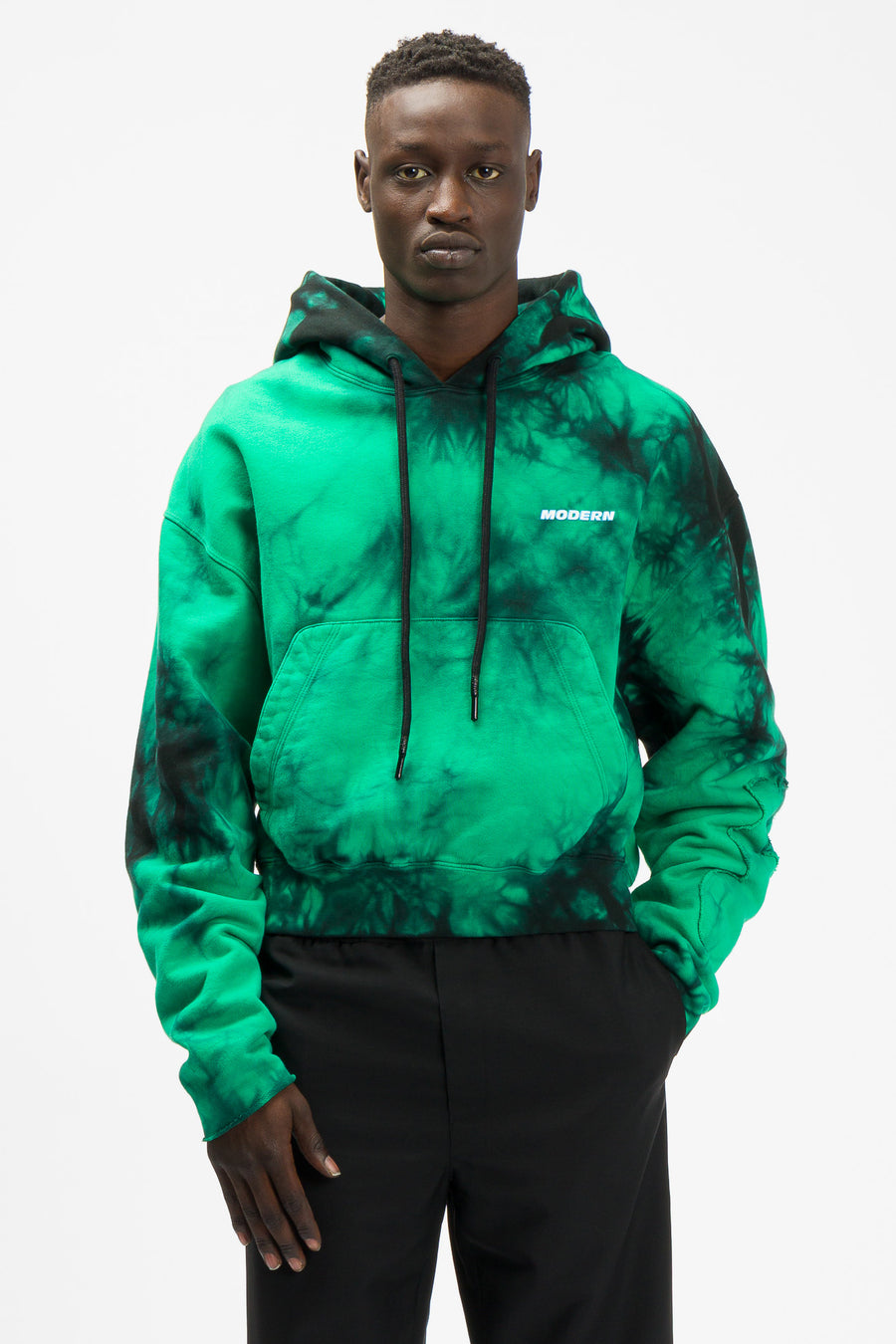 green off white hoodie