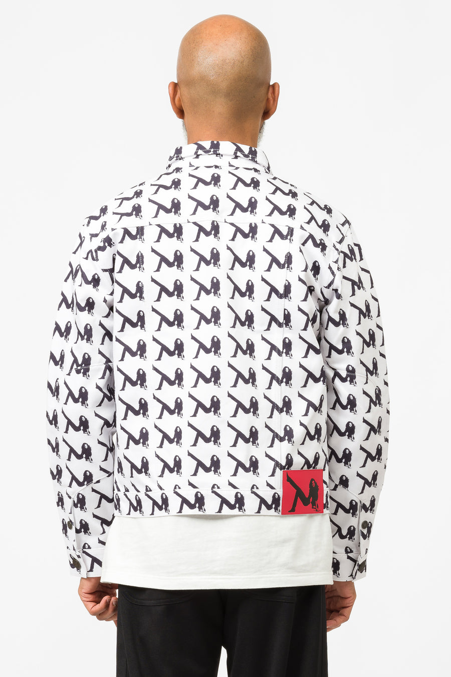 calvin klein all over print hoodie