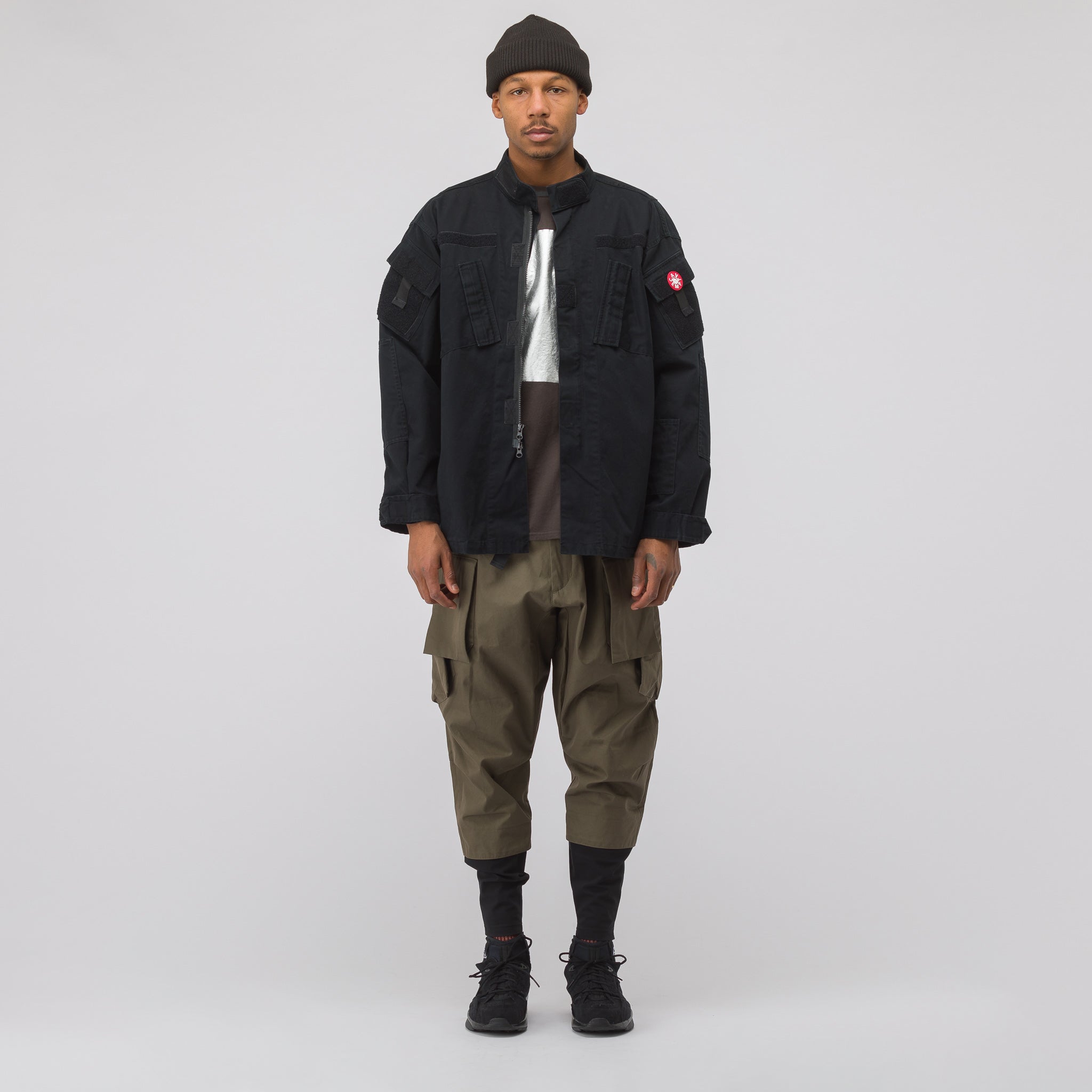 Very Goods | Cav Empt Cotton Zip BDU Jacket #2 in Black | Notre