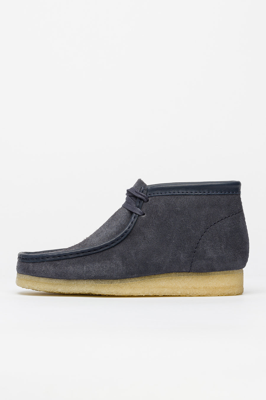 clarks wallabees navy blue suede