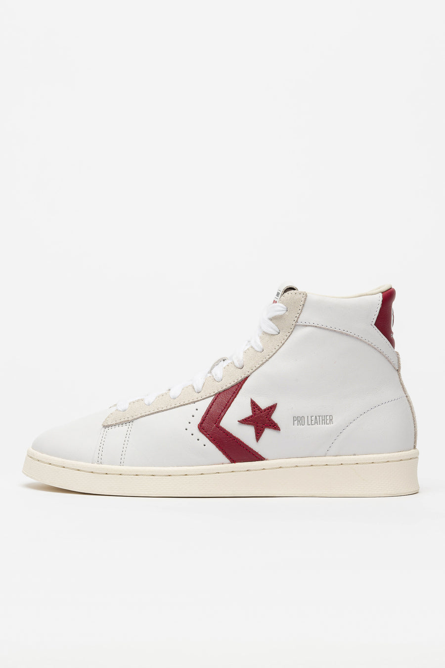 Pro Leather Hi in White/Team Red/Egret