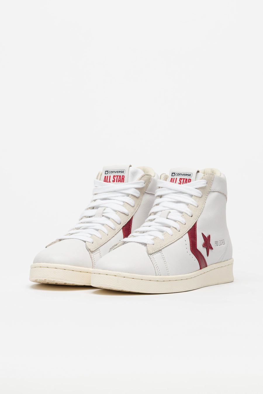 Grøn labyrint tyran Pro Leather Hi in White/Team Red/Egret