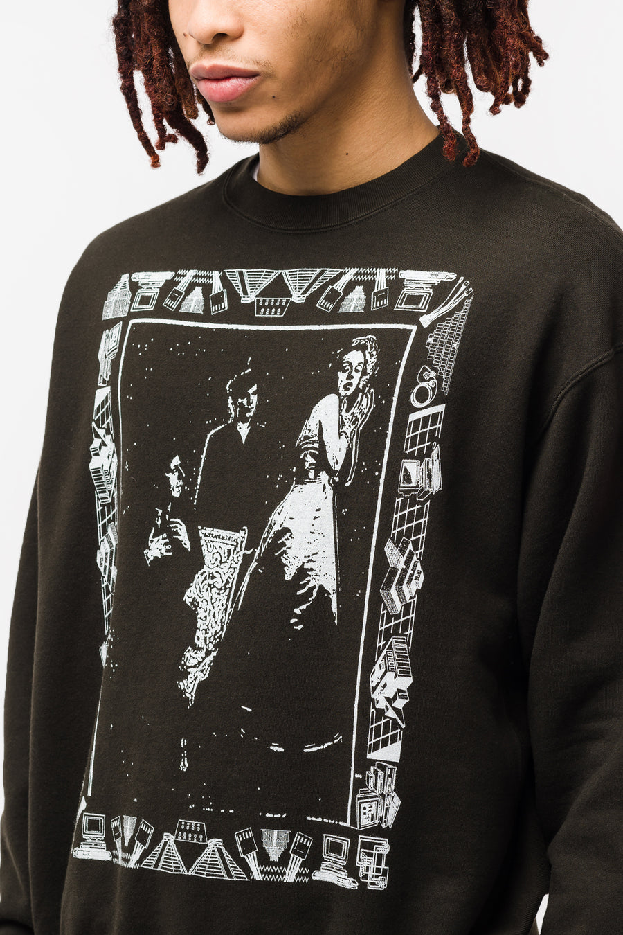 C.E ZIGGURAT FRAME CREW NECK トップス スウェット トップス