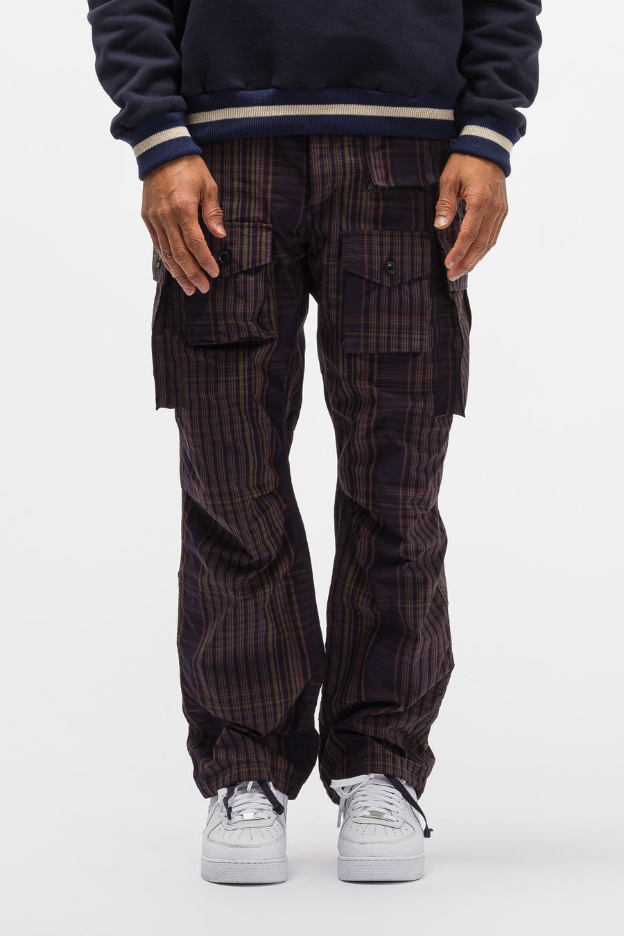 Fa Pant In Multi Color Nyco Plaid