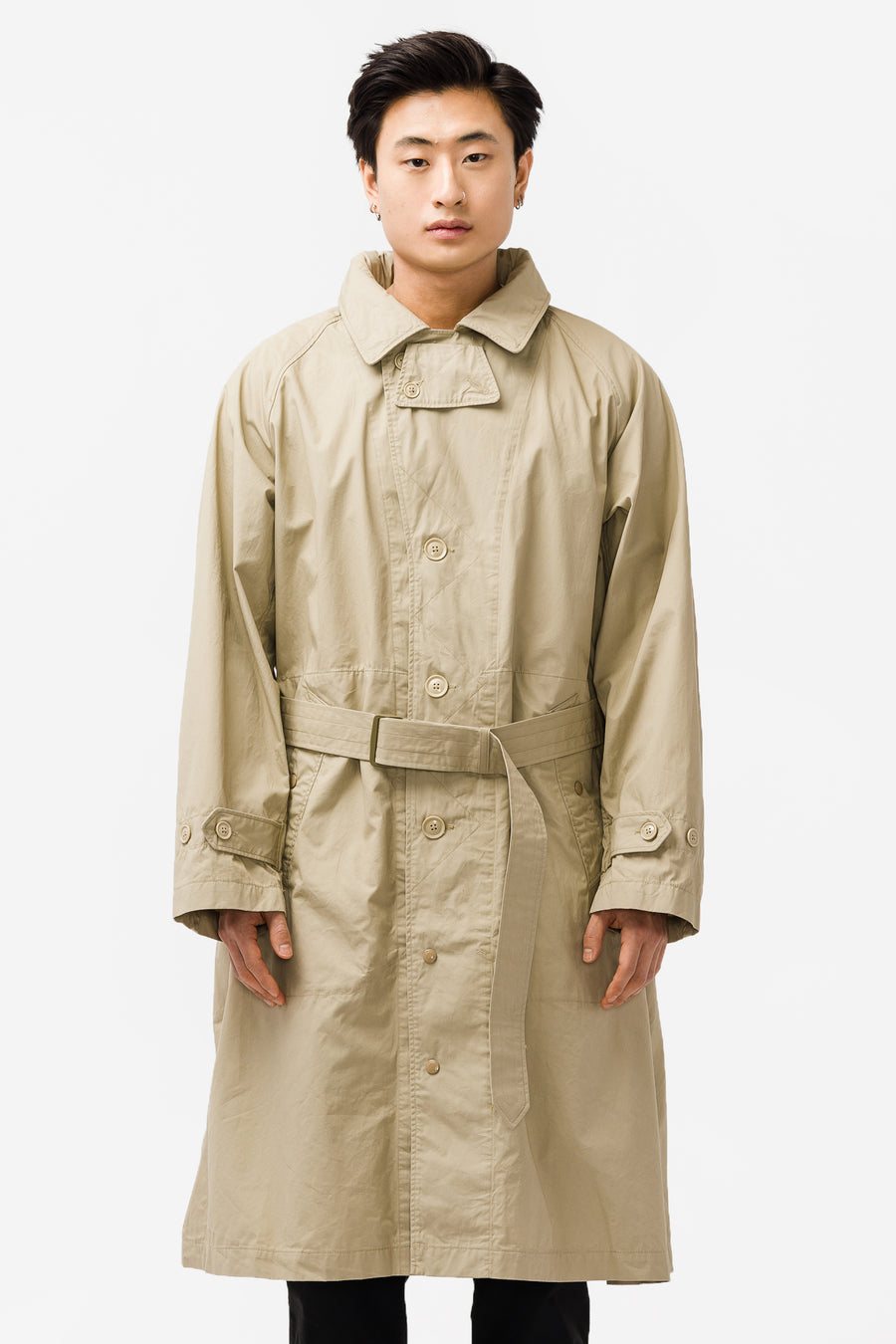 新品 Engineered Garments ドリズラーコート S カーキ-