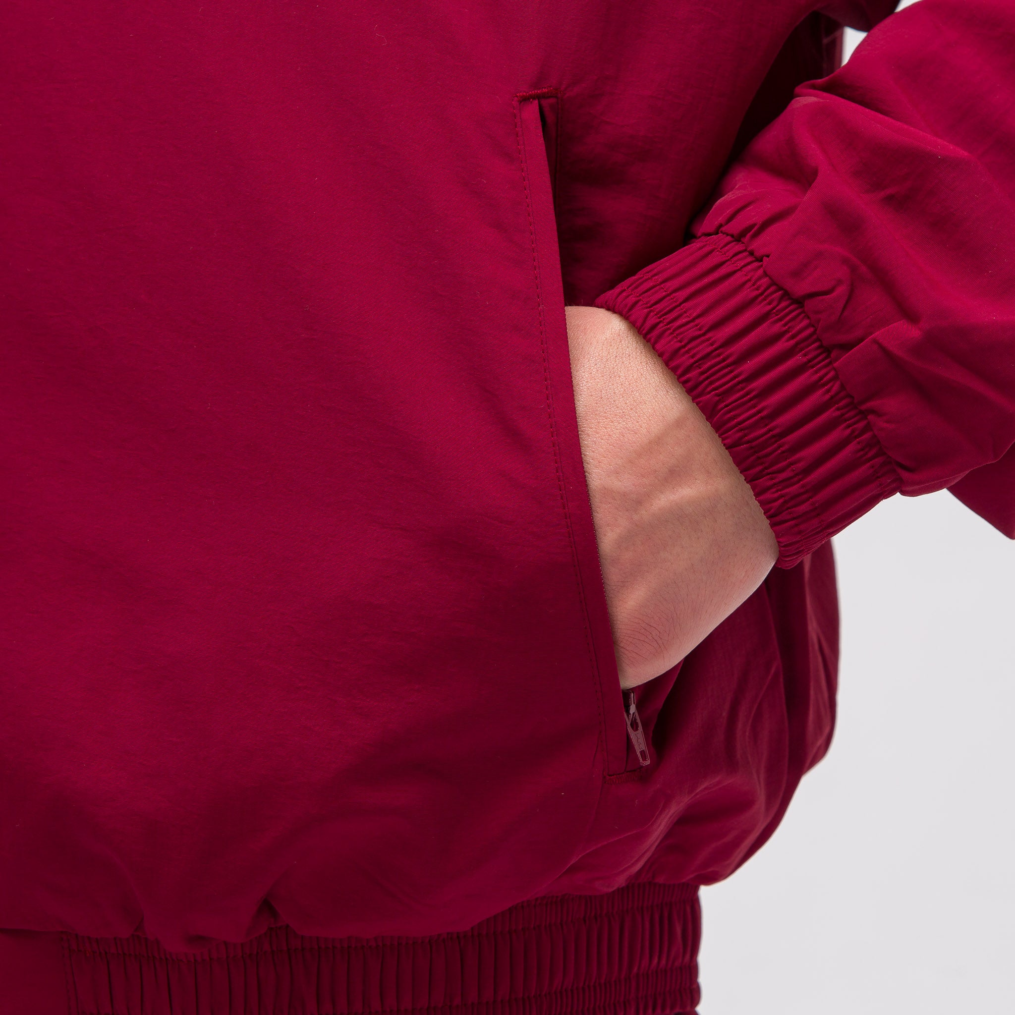 burgundy adidas jacket