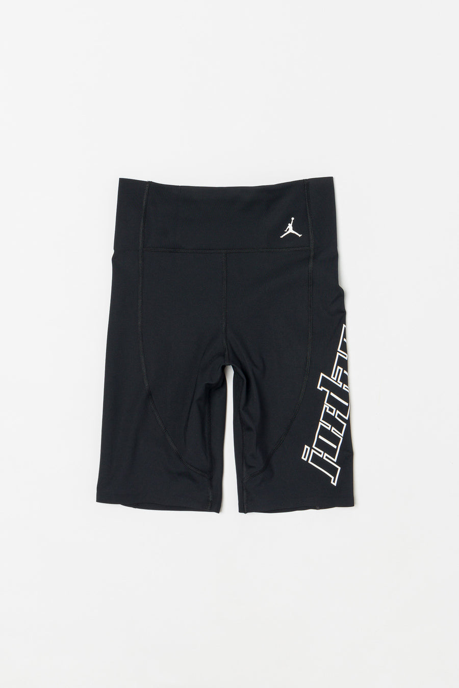 Jordan Moto Bike Shorts in Black/White