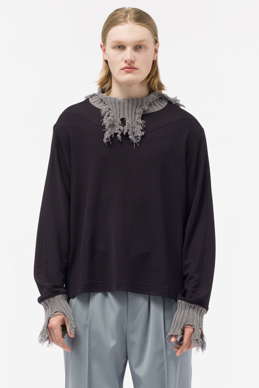 Kiko kostadinov CEDID RIB PULLOVER-